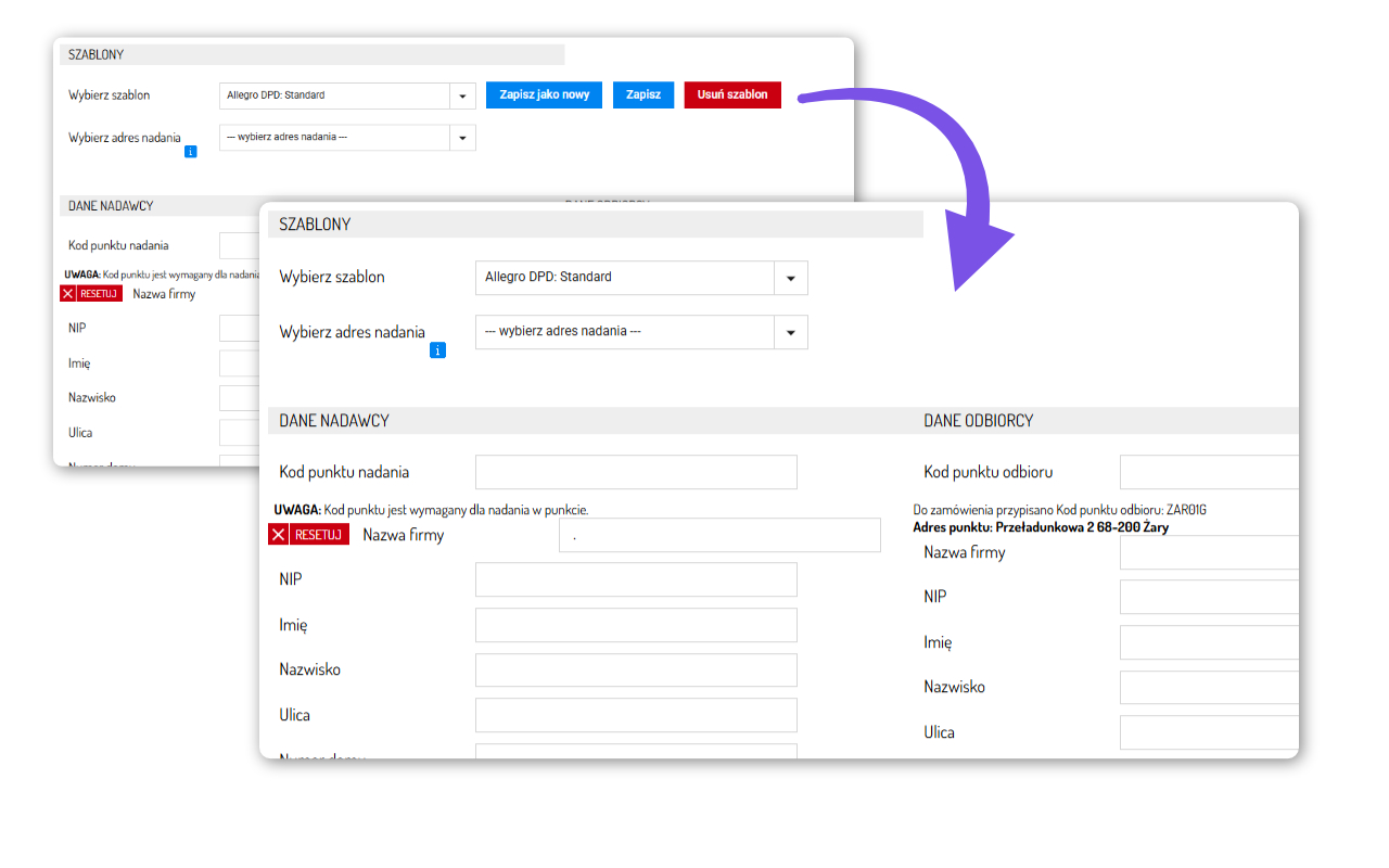 Ukrywanie przycisków